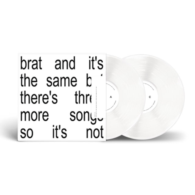 New Vinyl Charli XCX - Brat And It's The Same But There's Three More Songs So It's Not (Limited, White) 2LP