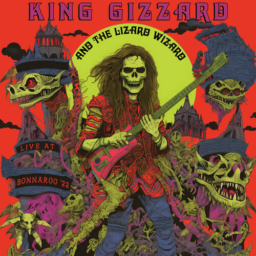New Vinyl King Gizzard & The Lizard Wizard - Live at Bonnaroo '22 (Bubblegum & Sour Grape) 2LP
