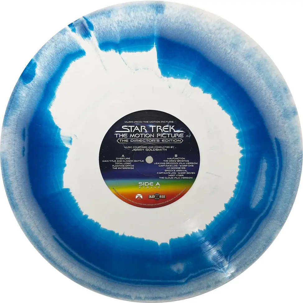New Vinyl Jerry Goldsmith - Star Trek: The Motion Picture - The Director's Edition OST (Blue/White Swirl) 2LP