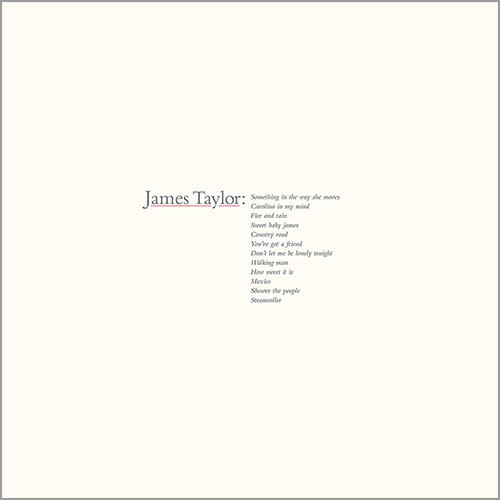 New Vinyl James Taylor - James Taylor's Greatest Hits (Remastered) LP