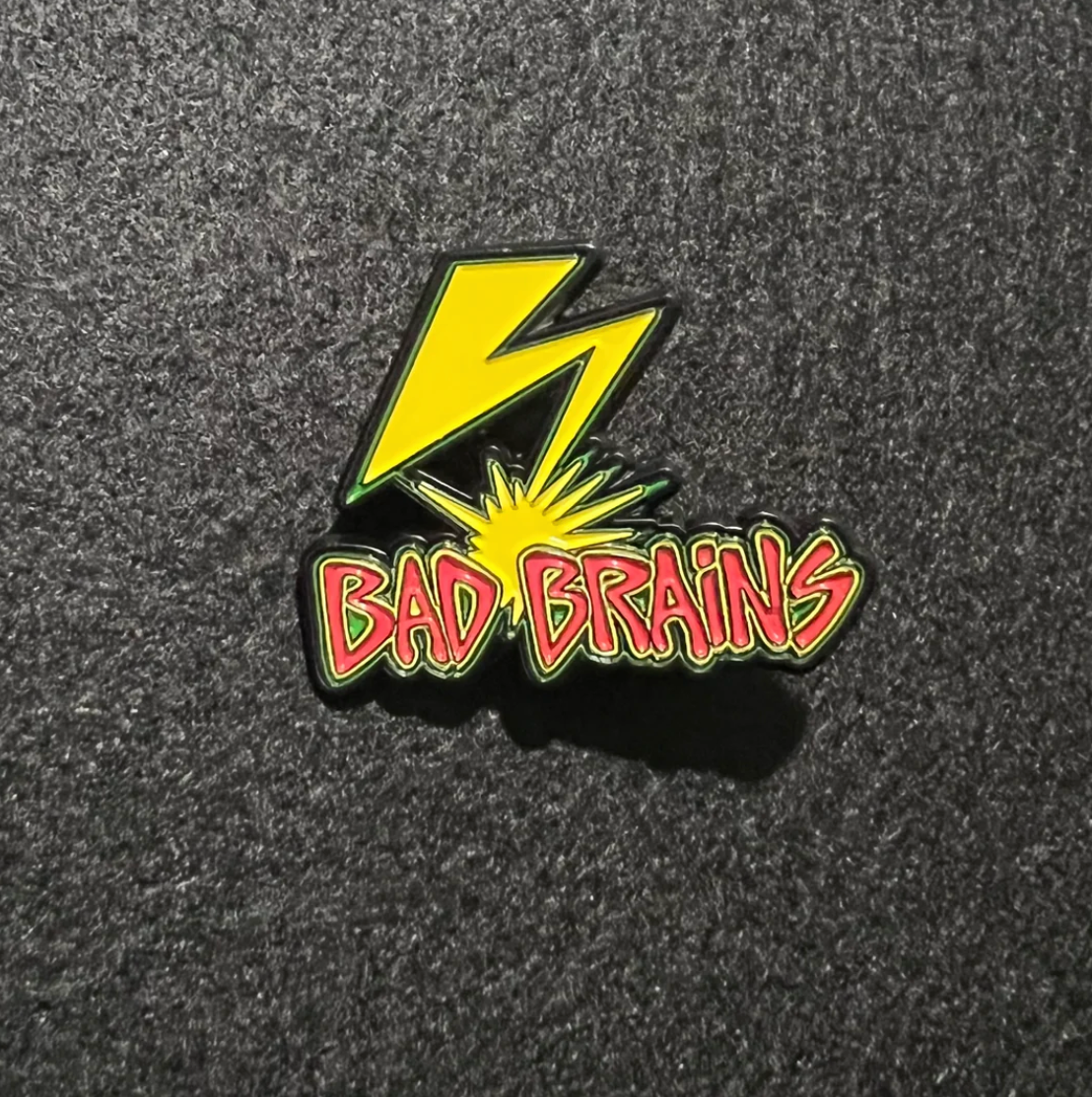 Enamel Pin Bad Brains Lightning Logo Enamel Pin