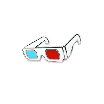 Enamel Pin 3D Glasses Enamel Pin