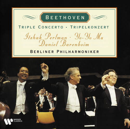 New Vinyl Ludwig van Beethoven - Triple Concerto (Itzhak Perlman, Yo-Yo Ma & Daniel Barenboim) LP