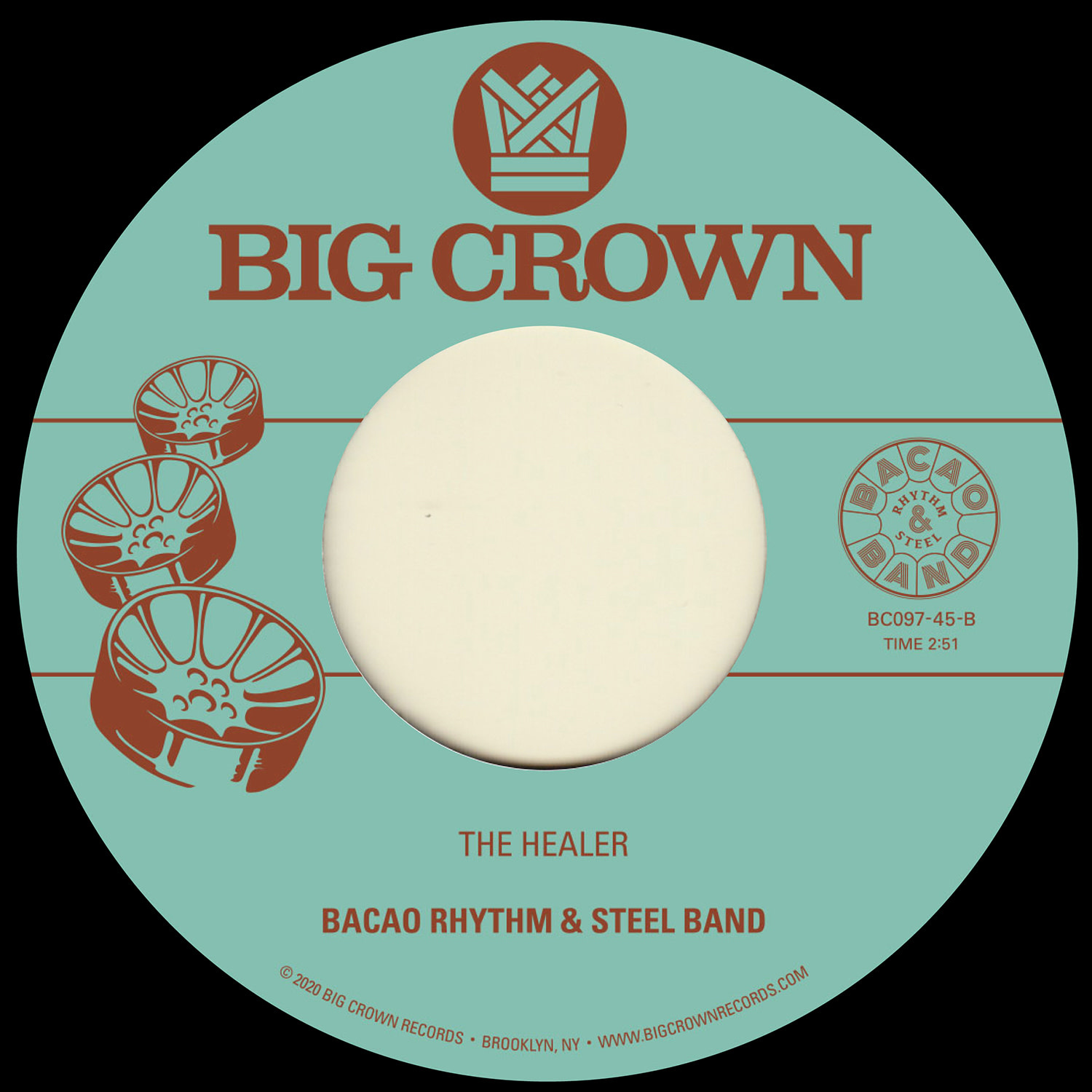 New Vinyl Bacao Rhythm & Steel Band - My Jamaican Dub b/w The Healer 7"