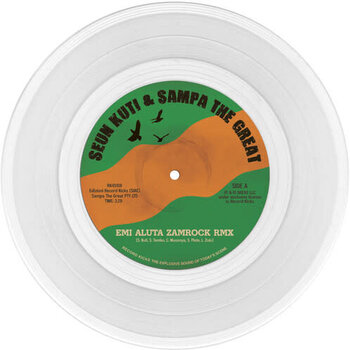 New Vinyl Seun Kuti - Emi Aluta Zamrock Remix / Emi Aluta (Clear) 7"