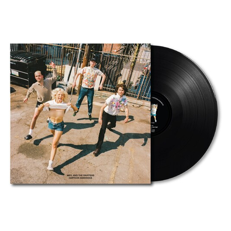 New Vinyl Amyl & the Sniffers - Cartoon Darkness [Cartoon Black Edition] (Poster) LP