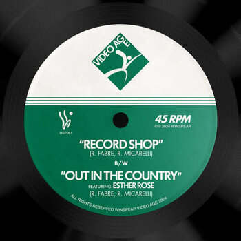 New Vinyl Video Age - Record Shop / Out In The Country ft. Esther Rose 7"