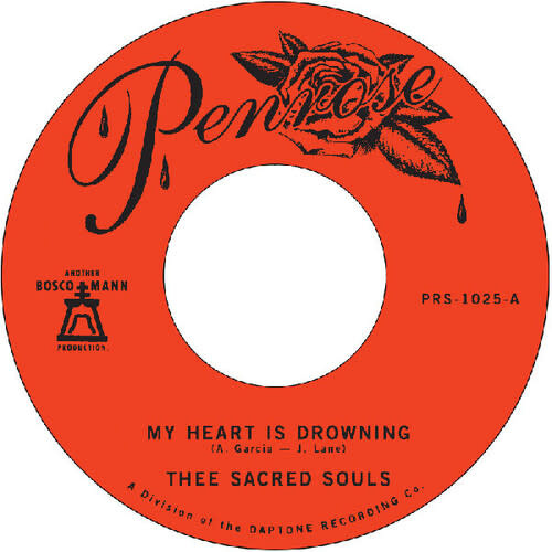 New Vinyl Thee Sacred Souls - My Heart Is Drowning / Stuck In The Mud 7"