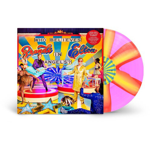 New Vinyl Elton John & Brandi Carlile - Who Believes In Angels? (IEX, Pink/Orange) LP