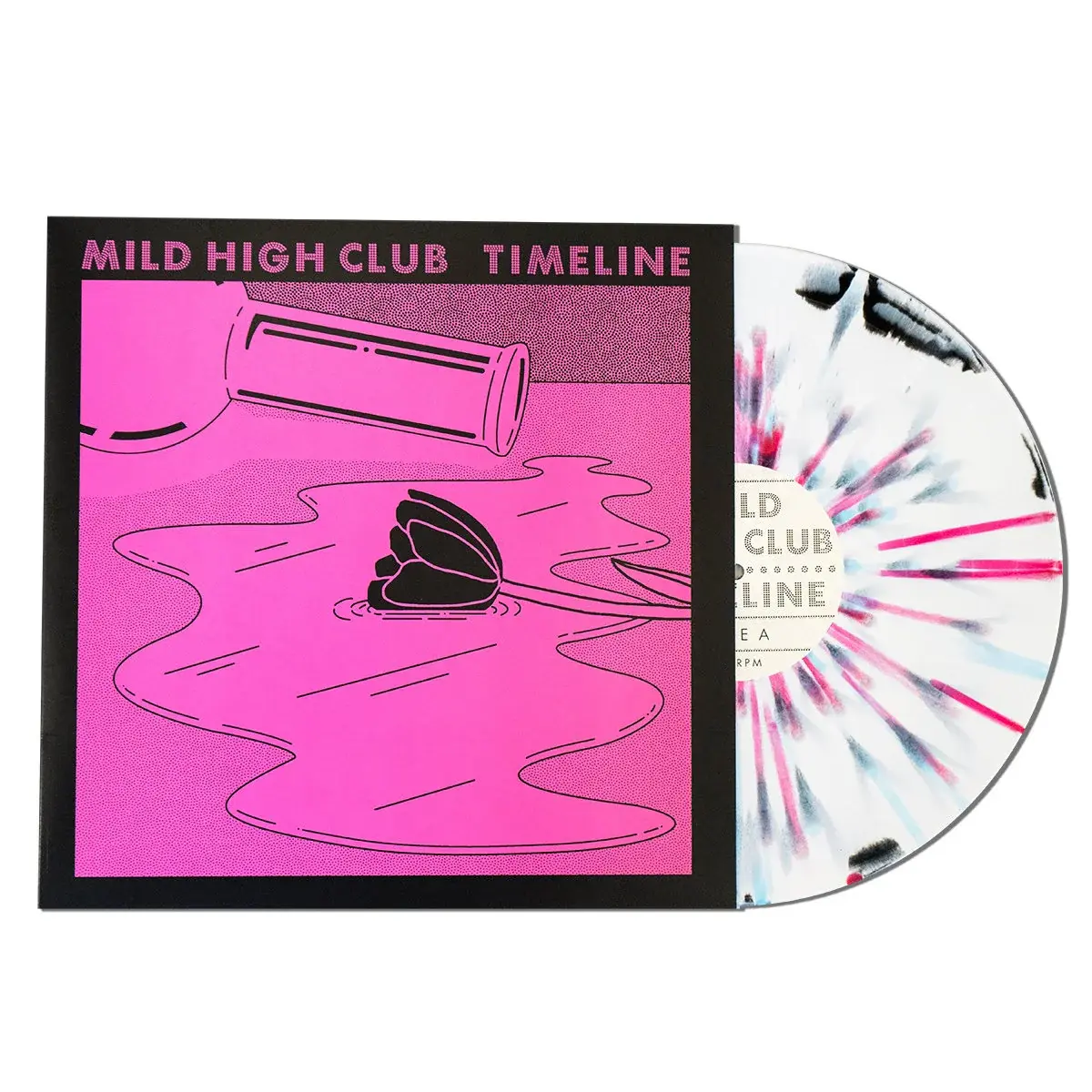 New Vinyl Mild High Club -  Timeline (White, Pink, Black, & Blue Splatter) LP
