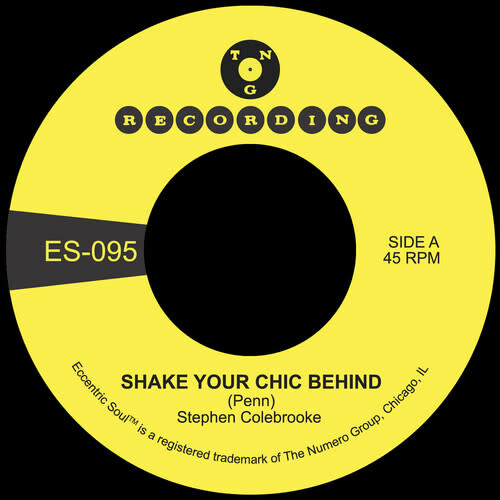 New Vinyl Stephen Colebrooke - Shake Your Chic Behind B/ W Stay Away From Music 7"