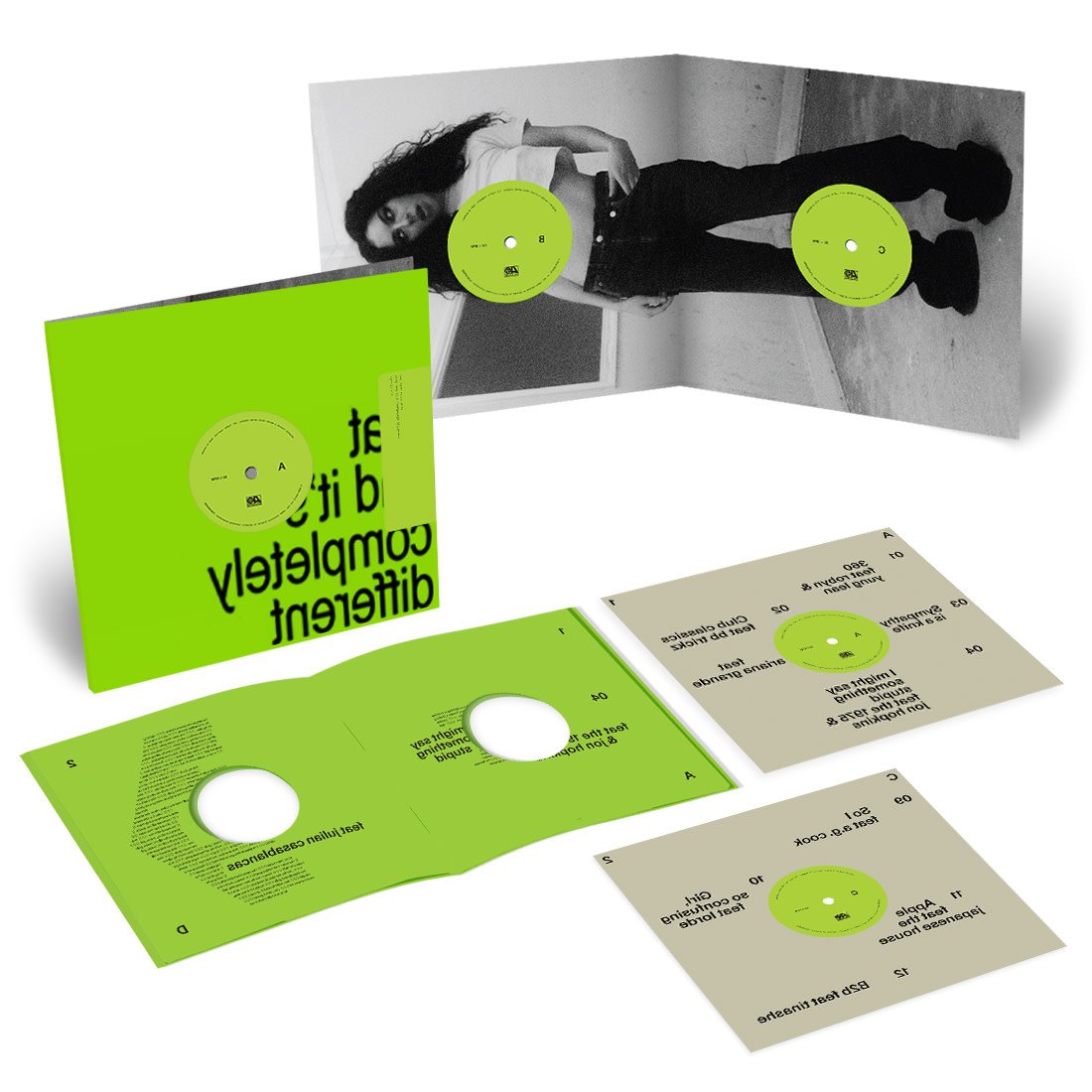 New Vinyl Charli XCX - Brat And It's Completely Different (Green) 2LP