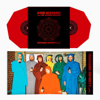 New Vinyl King Gizzard & The Lizard Wizard - Nonagon Infinity Live (IEX, Nonagonal Red) 2LP