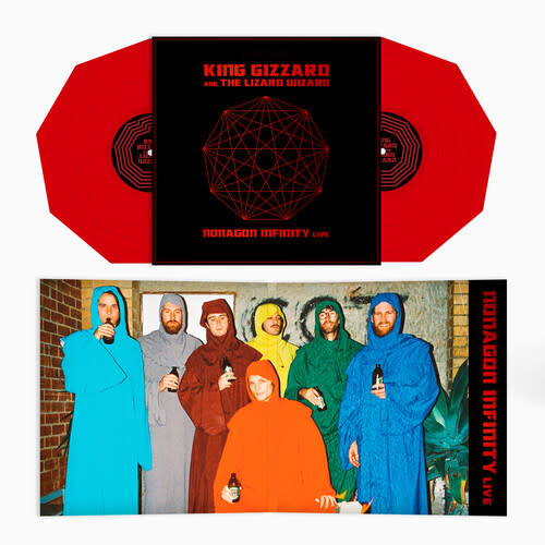 New Vinyl King Gizzard & The Lizard Wizard - Nonagon Infinity Live (IEX, Nonagonal Red) 2LP