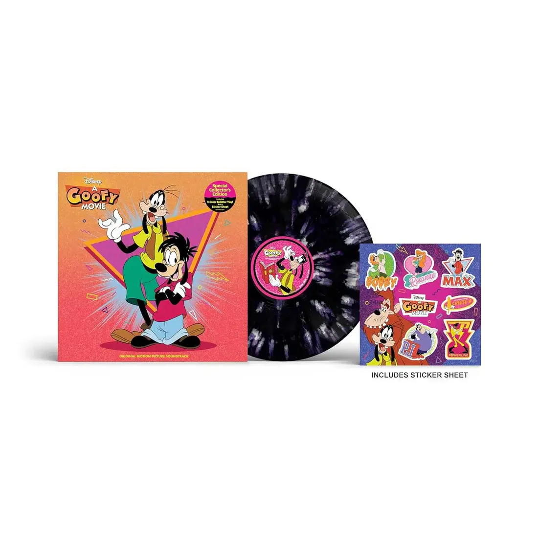 New Vinyl Various - A Goofy Movie OST (Limited, Black & White Splatter) LP