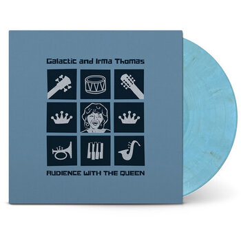 New Vinyl Galactic with Irma Thomas - Audience With The Queen (IEX, Sky Blue/Gold Smoke, 180g) LP