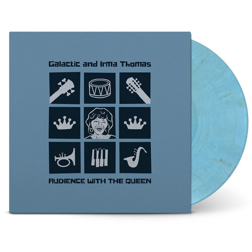 New Vinyl Galactic with Irma Thomas - Audience With The Queen (IEX, Sky Blue/Gold Smoke, 180g) LP