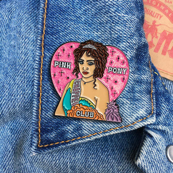 Enamel Pin Chappell Roan Pink Pony Club Enamel Pin