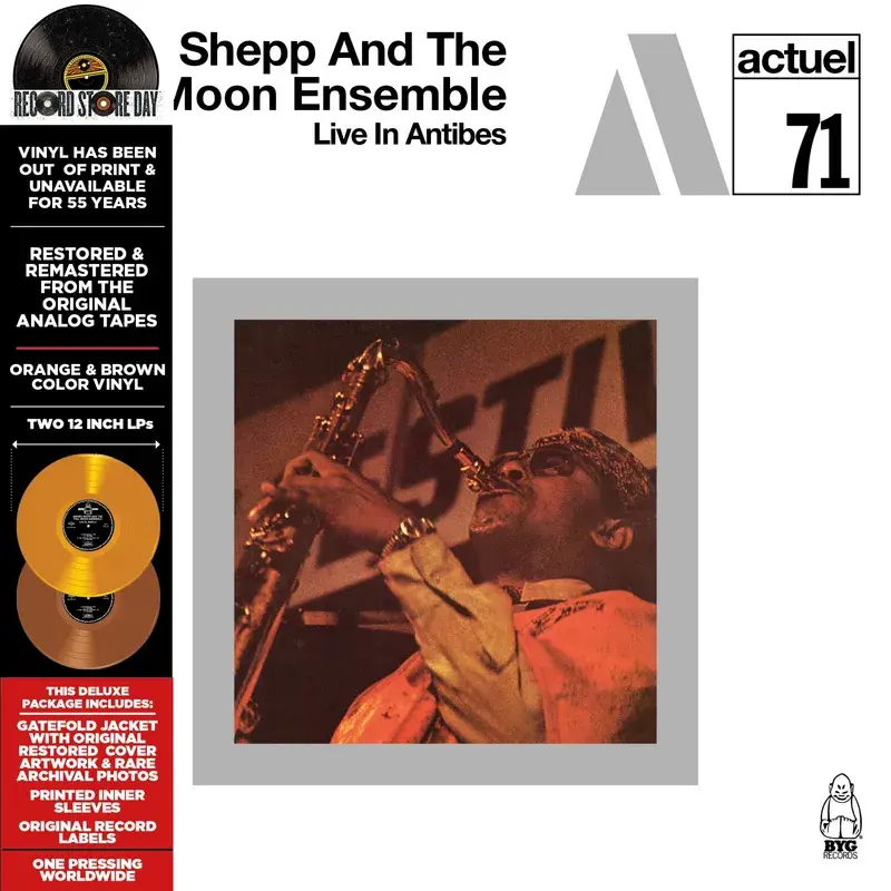 New Vinyl Archie Shepp - The Complete Live in Antibes (RSD Exclusive, Remastered, Orange & Brown) 2LP