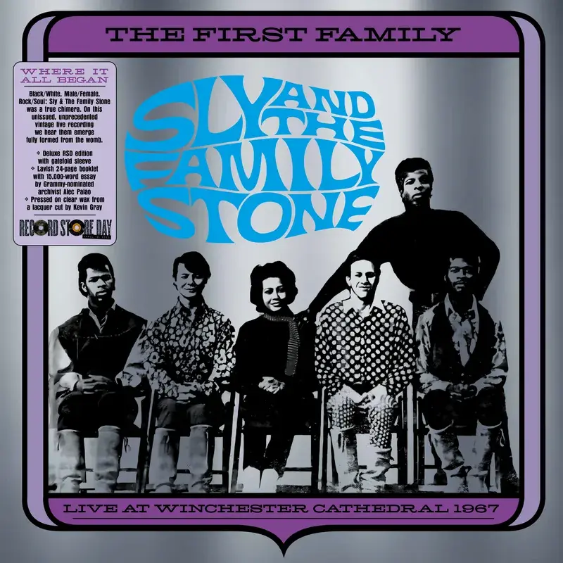 New Vinyl Sly & The Family Stone - First Family: Live At The Winchester Cathedral 1967 (RSD Exclusive, Clear) LP