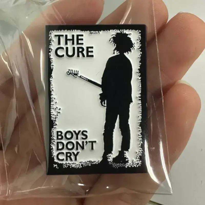 The Cure Boys Don't Cry Enamel Pin - Sweat Records