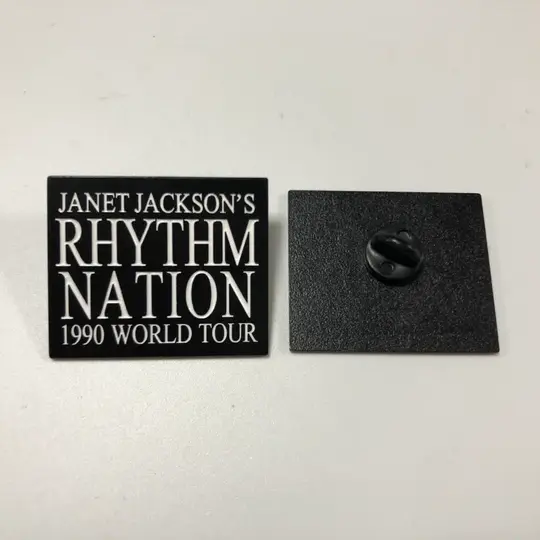Enamel Pin Janet Jackson Rhythm Nation 1990 World Tour Enamel Pin