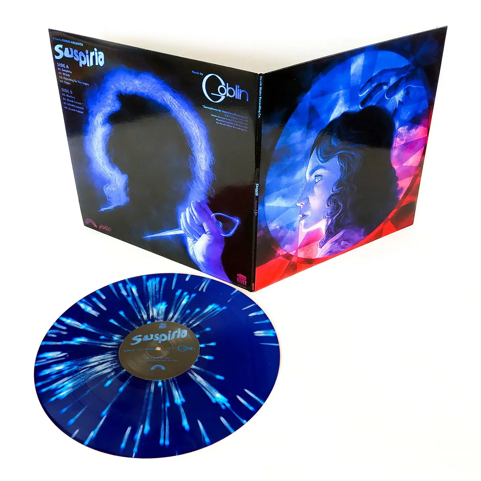 New Vinyl Goblin - Suspiria OST (Limited, Blue/White Splatter) LP