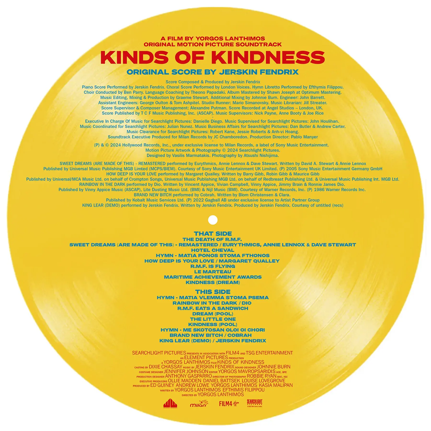 New Vinyl Jerskin Fendrix - Kinds Of Kindness OST (Picture Disc) LP