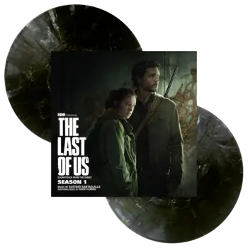 New Vinyl Gustavo Santaolalla/Various - The Last Of Us: Season 1 OST (Deluxe, Black/Silver Swirl) 2LP