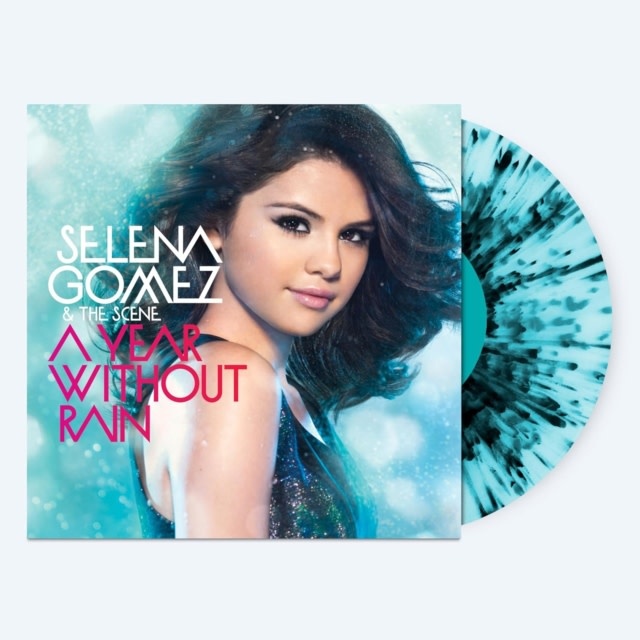 New Vinyl Selena Gomez & The Scene - A Year Without Rain (Transparent Ice Blue/Black Splatter) LP