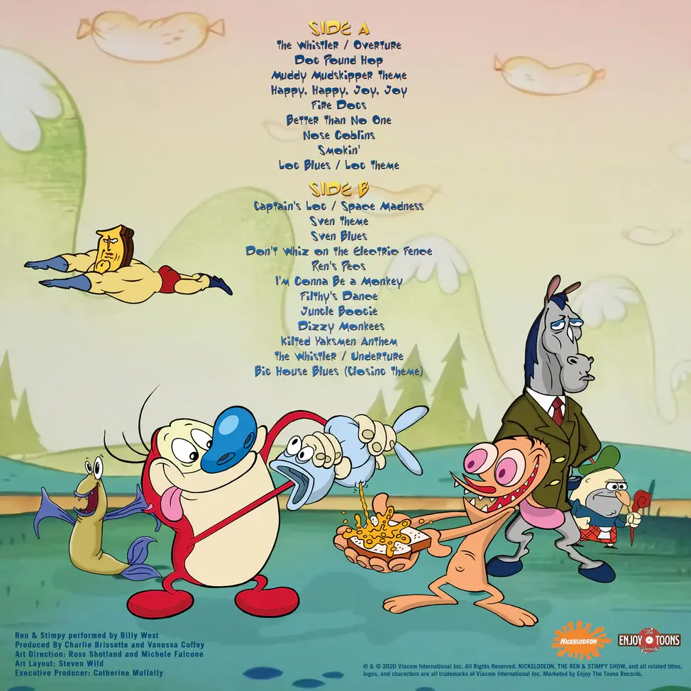 New Vinyl Billy West & Bob Camp - Ren & Stimpy: You Eediot! (Limited, Laguna Eco Mix) LP