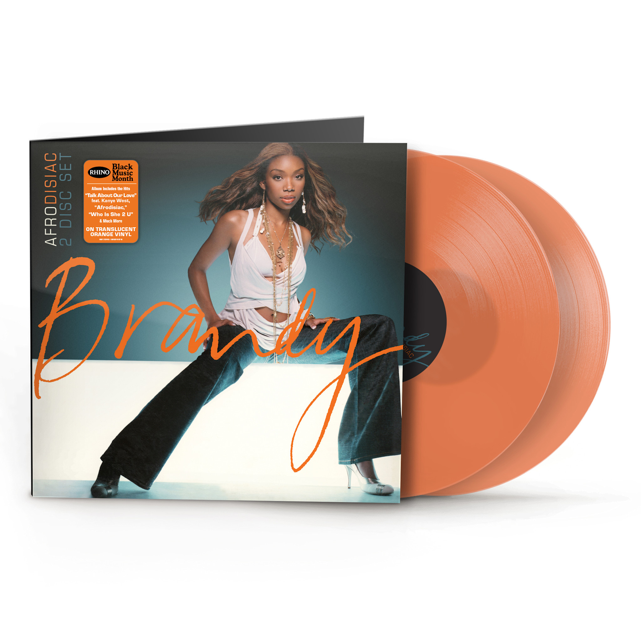 New Vinyl Brandy - Afrodisiac (Translucent Orange) 2LP