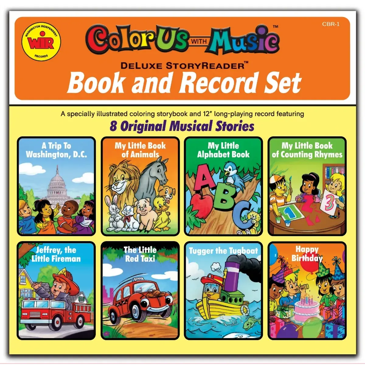 New Vinyl Brian A.R. Washington - Color Us with Music DeLuxe StoryReader Coloring Book/Record Set LP