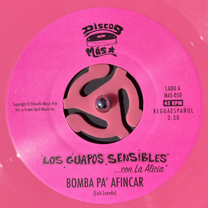 New Vinyl Los Guapos Sensibles - Bomba Pa' Afincar b/w Sabor a Mi (Pink) 7"