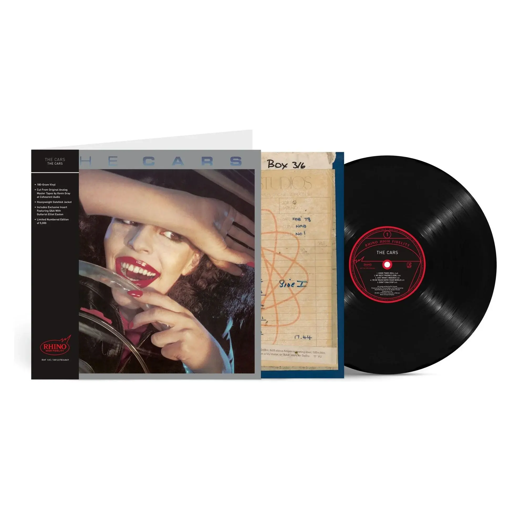 New Vinyl The Cars - The Cars (Limited, Brick & Mortar Exclusive, Hi-Fidelity, 180g) LP