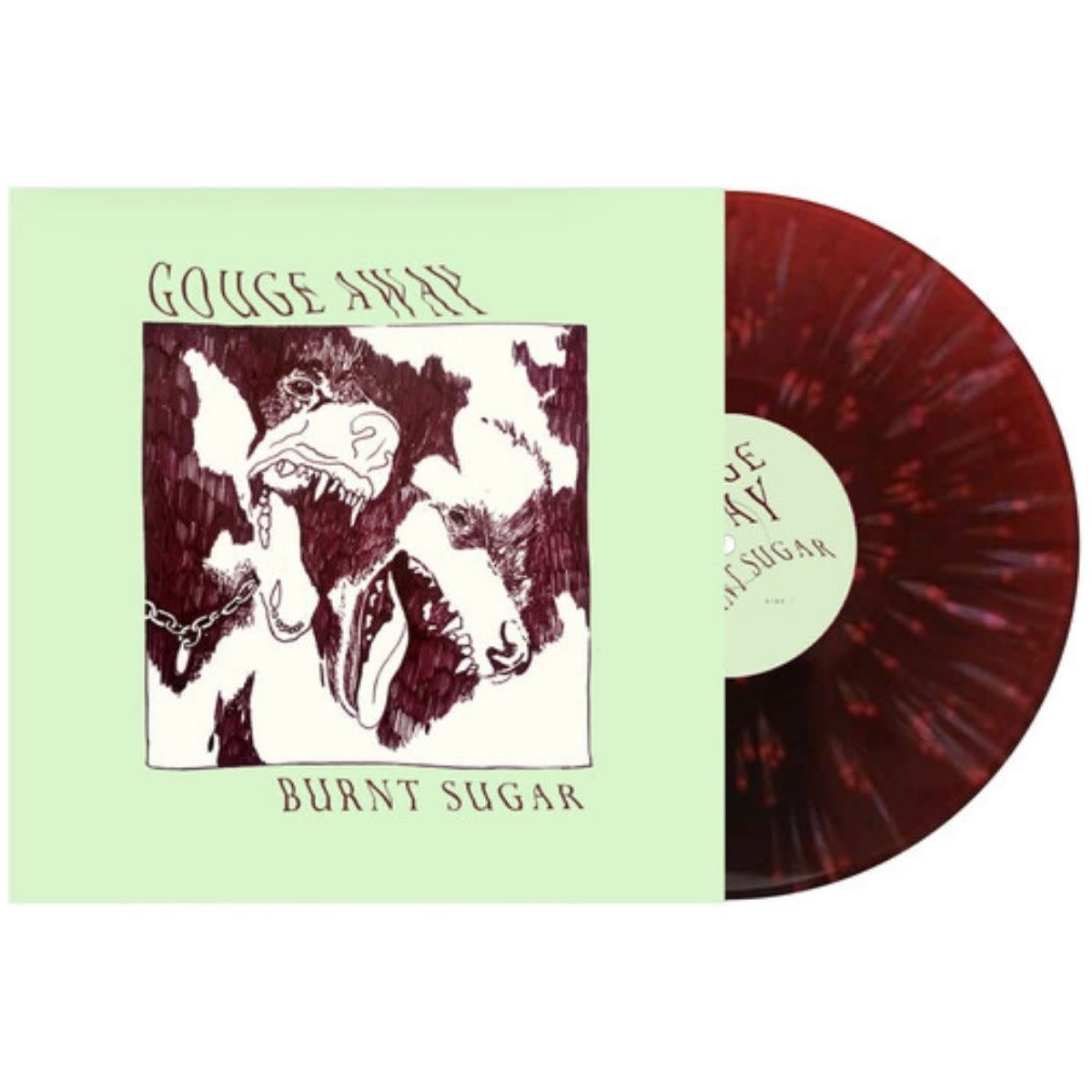New Vinyl Gouge Away - Burnt Sugar (Red, Black & Purple Splatter) LP