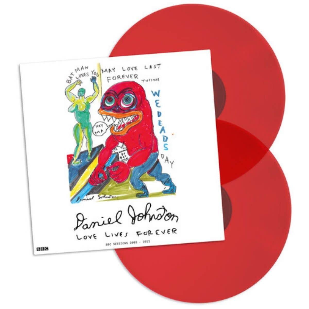 New Vinyl Daniel Johnston -  Love Lives Forever - BBC Sessions 2003-2011 (Red)