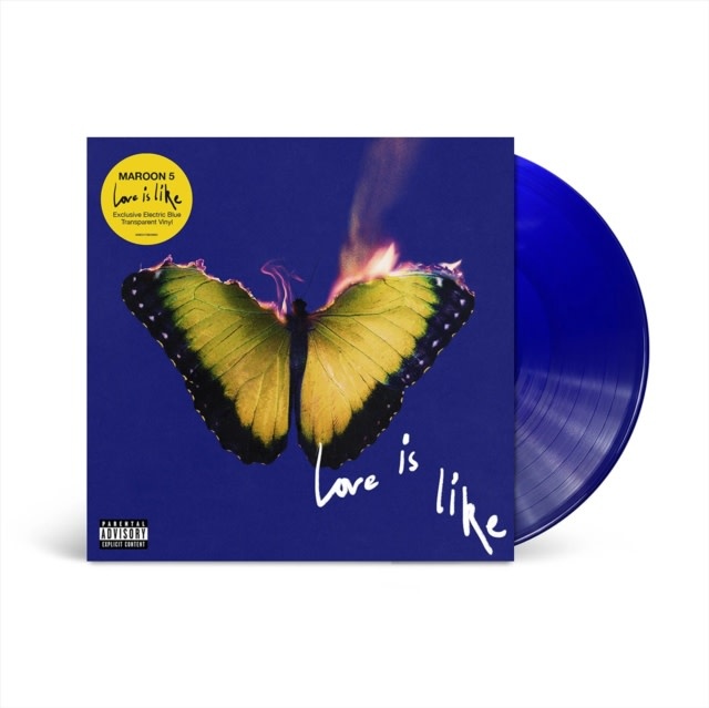 New Vinyl Maroon 5 - Love Is Like (IEX, Signed Insert, Transparent Electric Blue) LP