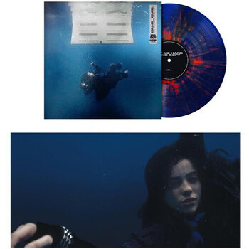 New Vinyl Billie Eilish - Hit Me Hard And Soft (Anniversary, Poster, Dark Blue/Orange Splatter BioVinyl) LP