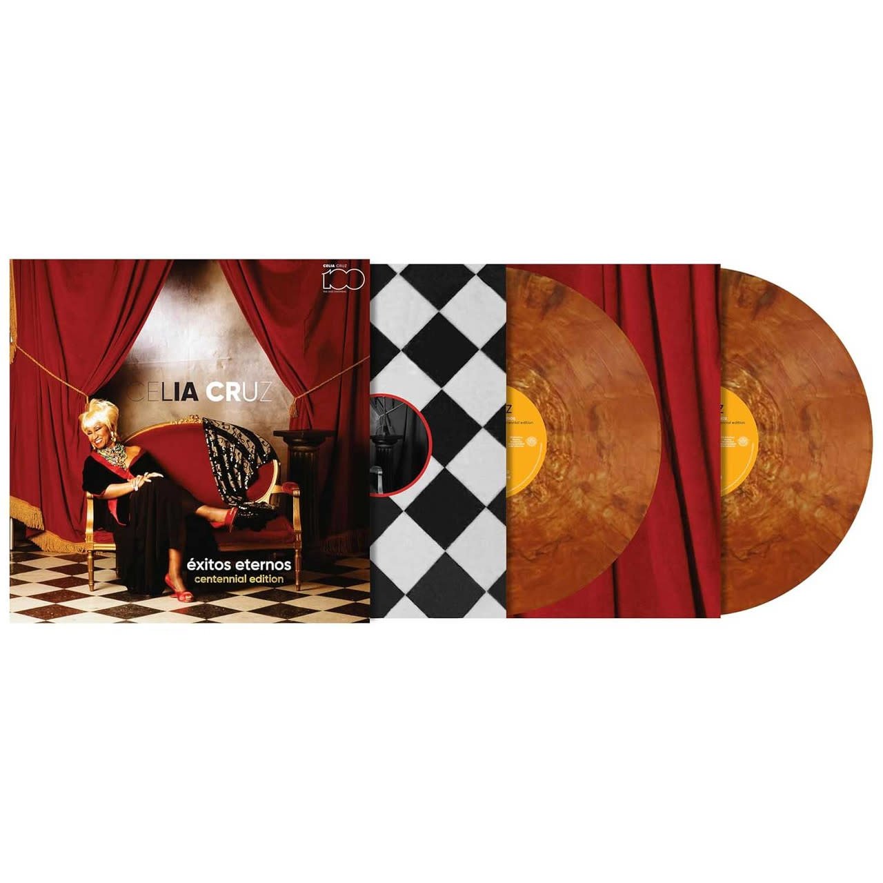 New Vinyl Celia Cruz - Éxitos Eternos: Centennial Edition (Copper) 2LP