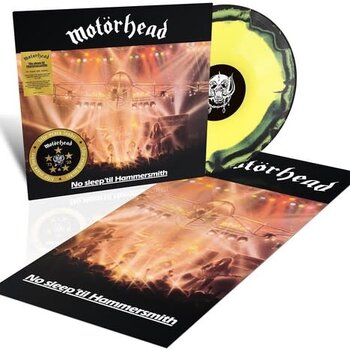 New Vinyl Motörhead  -  No Sleep 'til Hammersmith (Half-Speed, Yellow/ Black) LP