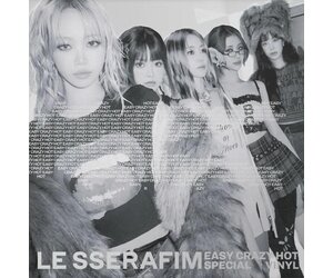 Le Sserafim - Easy Crazy-Hot (IEX, Silver/White) LP - Sweat Records