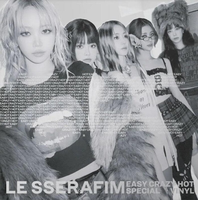 Le Sserafim - Easy Crazy-Hot (IEX, Silver/White) LP - Sweat Records