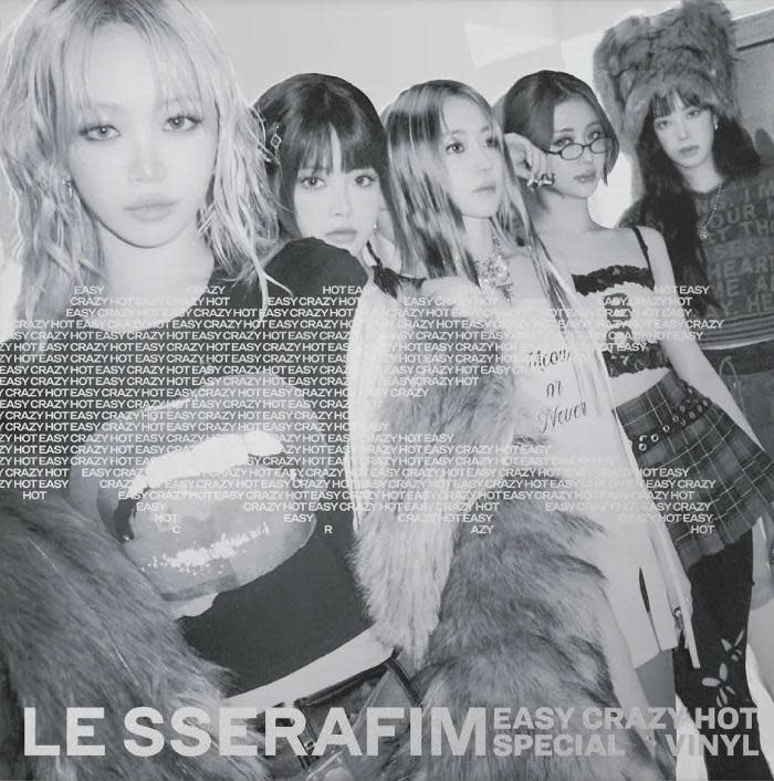 LE SSERAFIM EASY CRAZY HOT フーディー M new-vinyl-le-sserafim-easy-