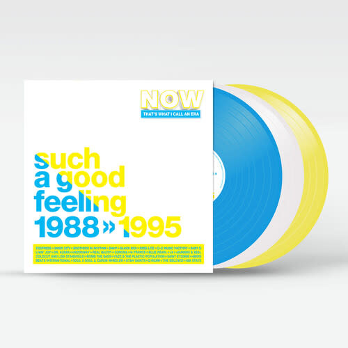 New Vinyl Various - NOW That's What I Call An Era: Such A Good Feeling 88-95 (Blue/White/Yellow) 3LP