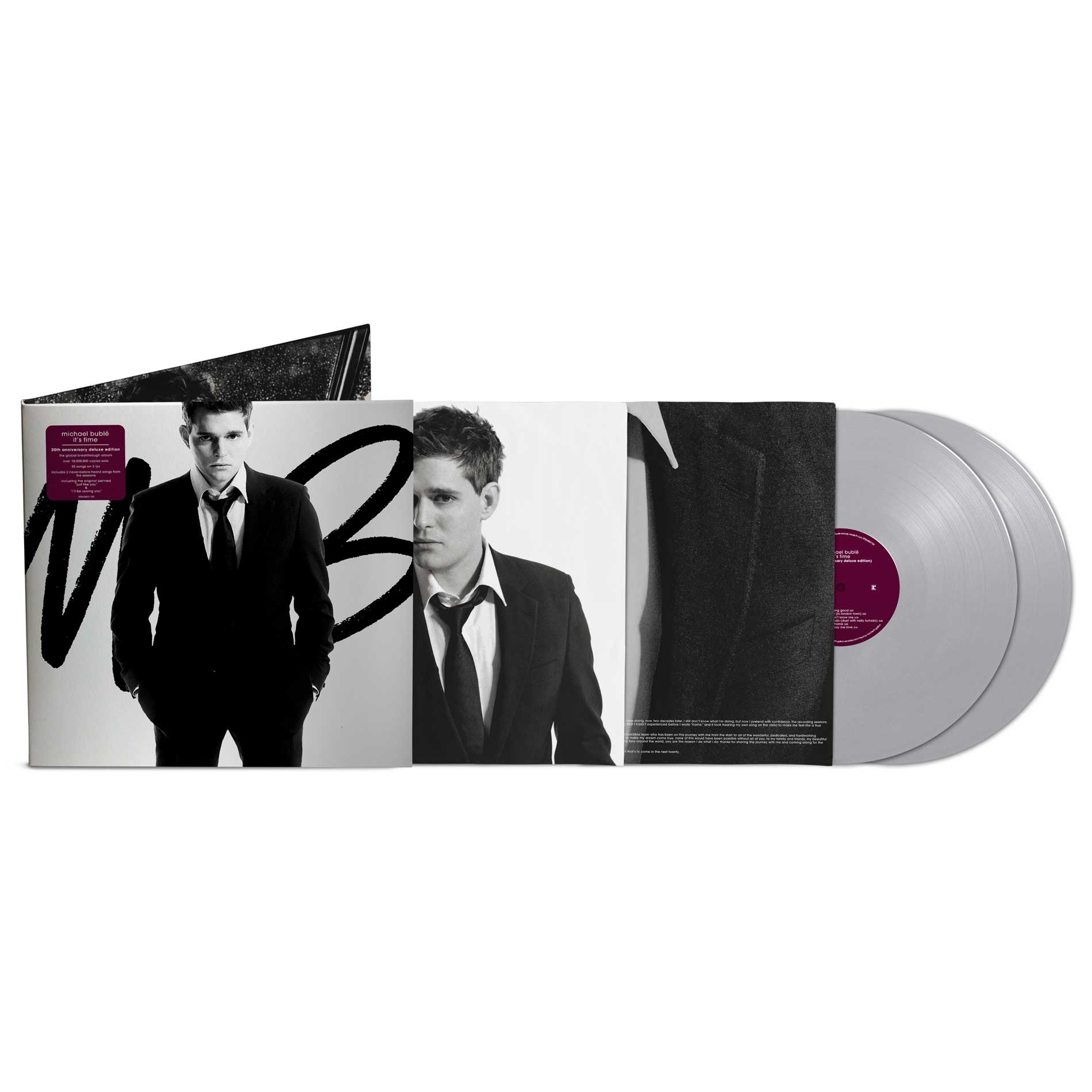 New Vinyl Michael Bublé - It's Time (Deluxe, 20th Anniversary, Silver) LP