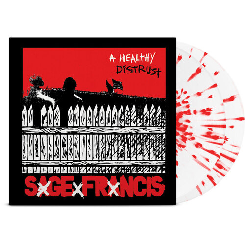 New Vinyl Sage Francis - A Healthy Distrust (Limited, Deluxe, Anniversary, White/Red Splatter) 2LP