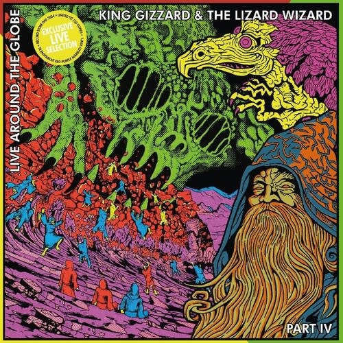 New Vinyl King Gizzard & The Lizard Wizard - Live Around The Globe: Part IV (Limited, Red/Purple) LP