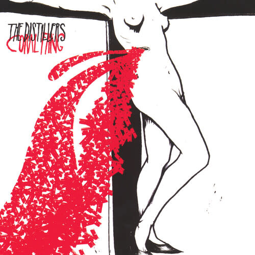 New Vinyl The Distillers - Coral Fang (Brick & Mortar Exclusive, Red w/ Black Splatter) LP