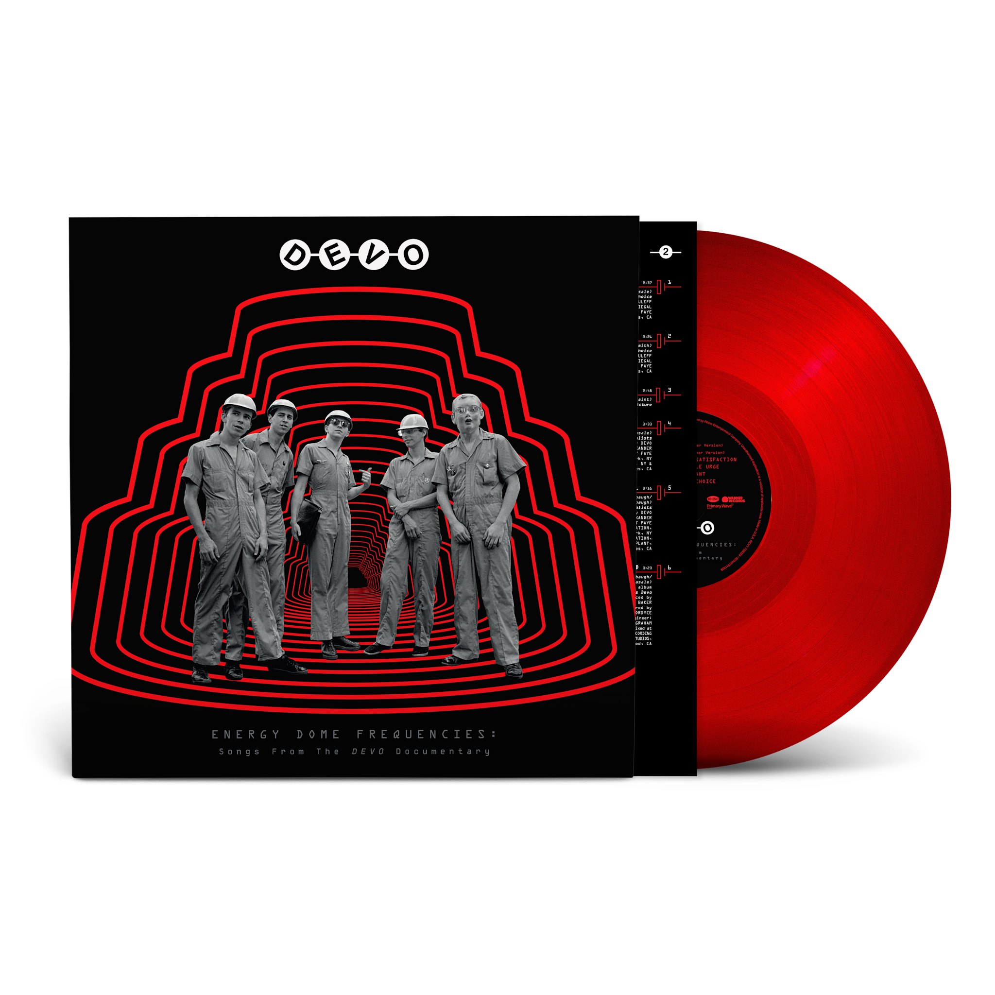 New Vinyl Devo - Energy Dome Frequencies: Songs From The Devo Documentary (Red) LP